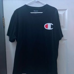 Black Champion tee